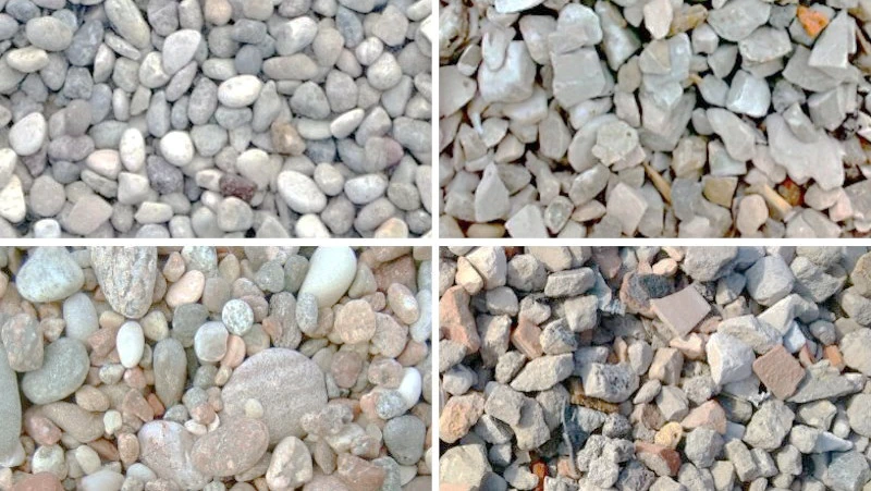 Гравий и щебень: отличия и сферы применения