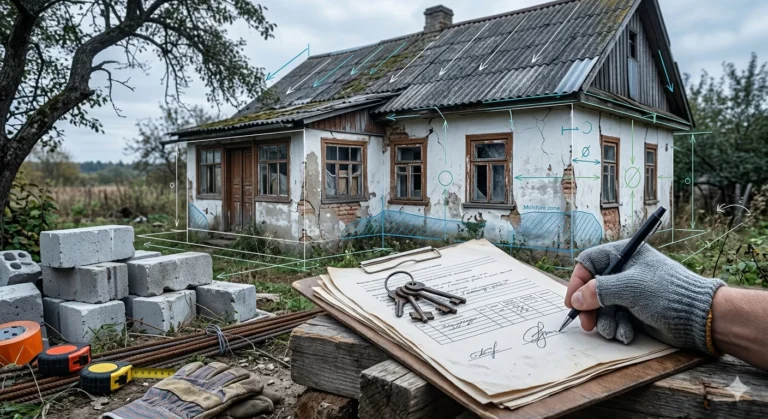 Как купить пустующий дом в Беларуси за одну базовую величину